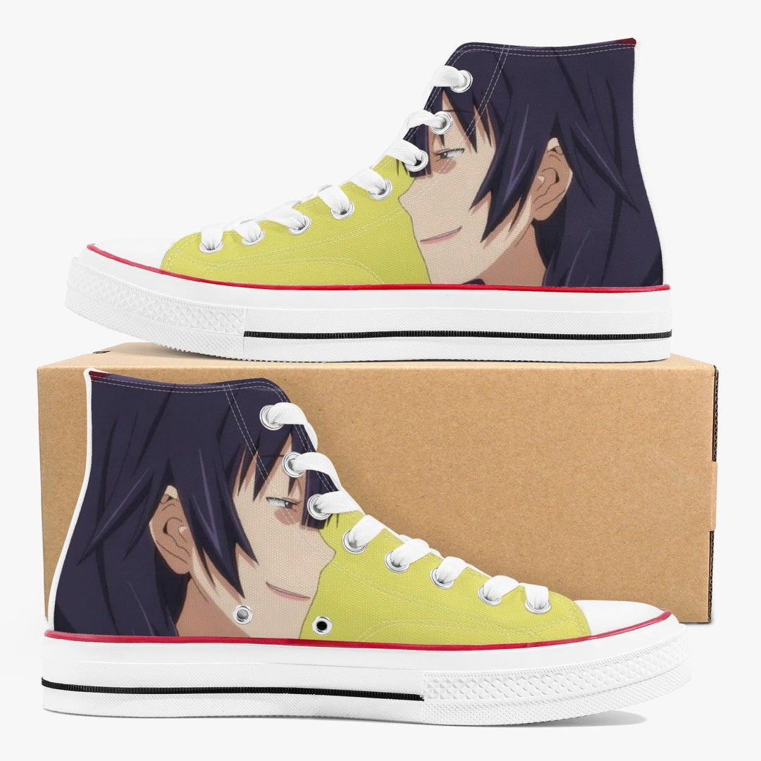 The Devil Is a Part-Timer! Mayumi Kisaki A-Star High White Anime Shoes _ The Devil Is a Part-Timer! _ Ayuko