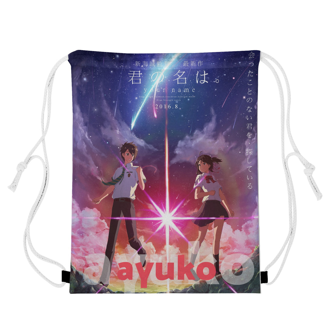 Kimi no Na wa Anime Drawstring Bag