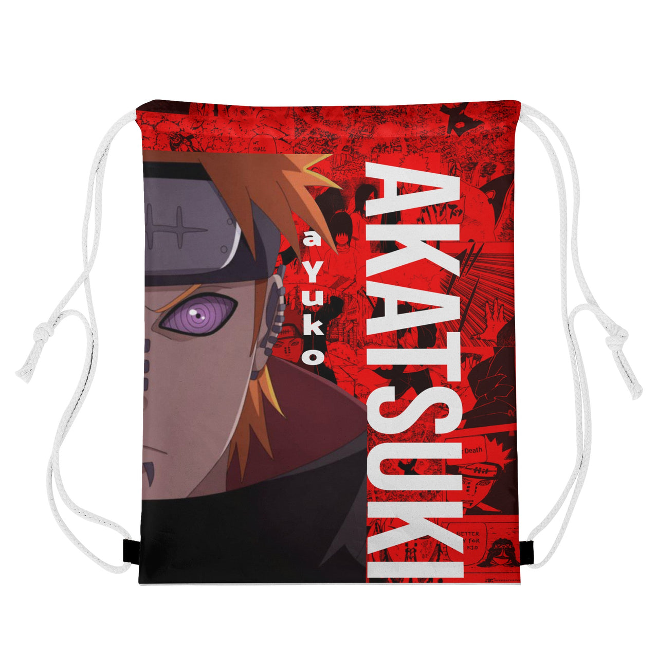 Borsa con coulisse del clan Naruto Akatsuki Anime
