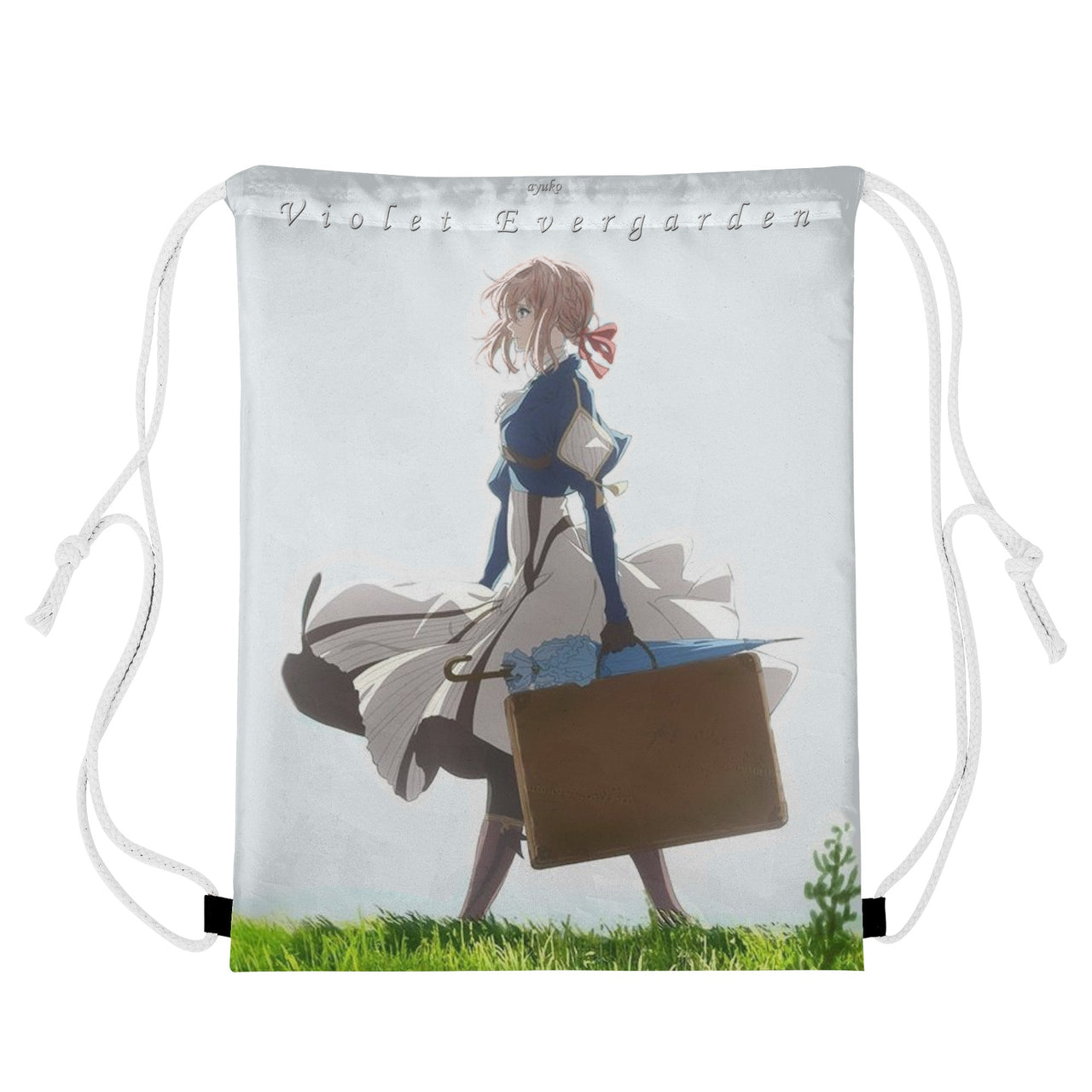 Violet Evergarden Anime Drawstring Bag