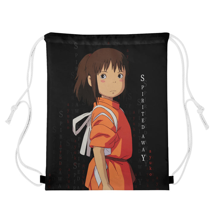 Spirited Away Anime Drawstring Bag