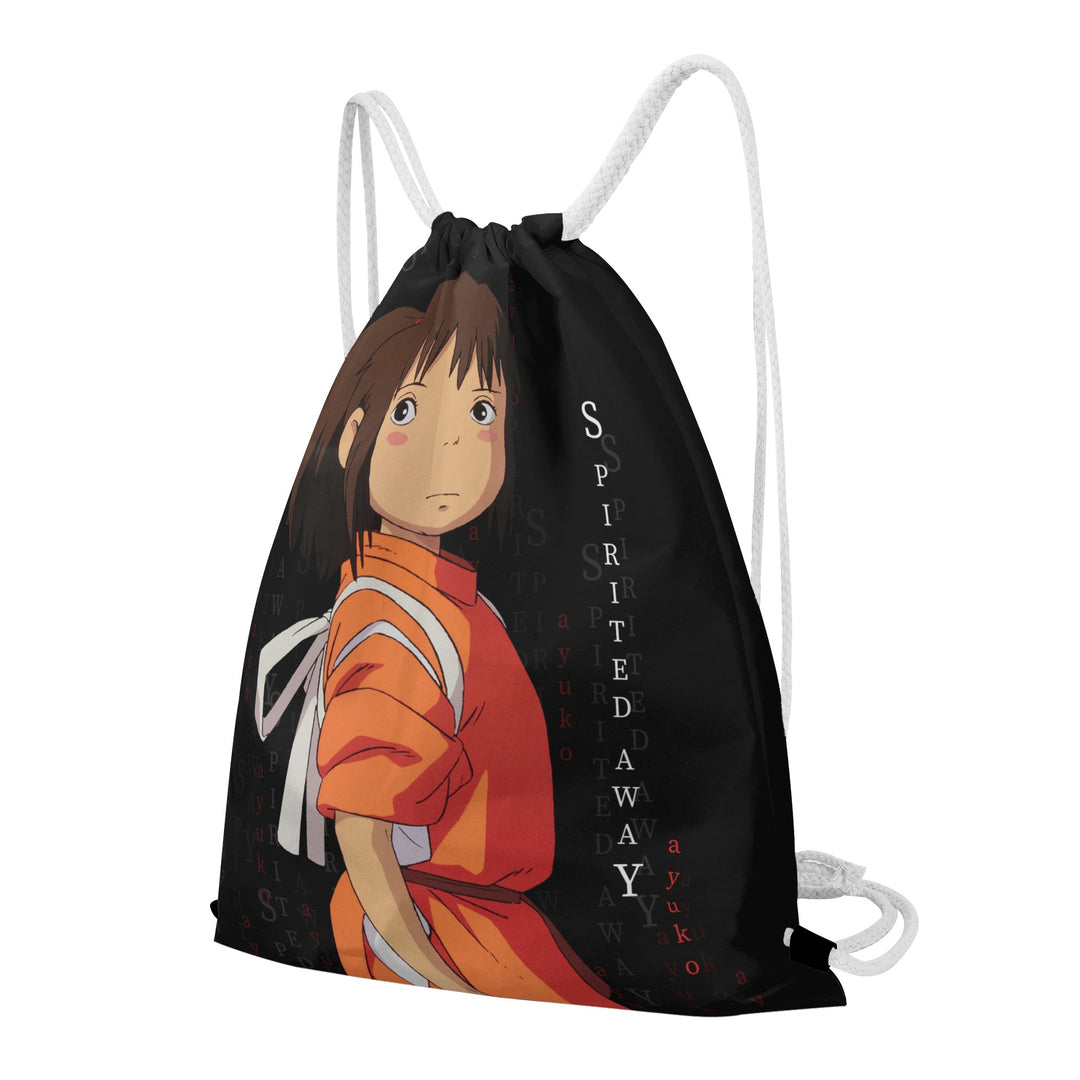 Spirited Away Anime Drawstring Bag