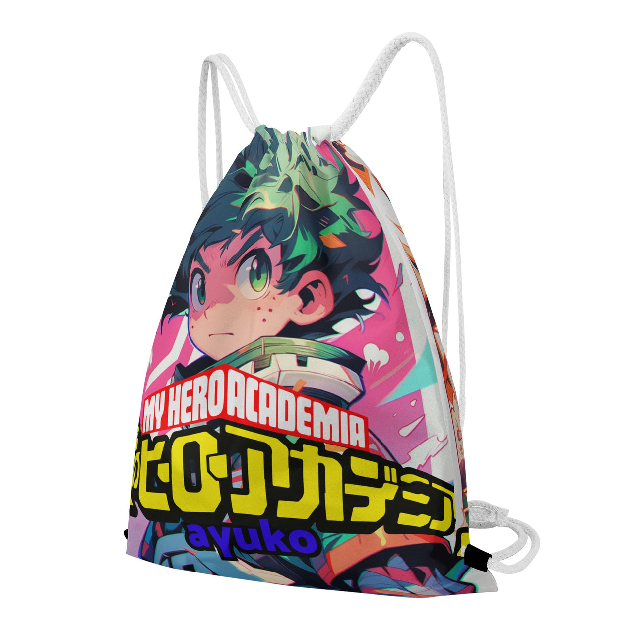 My Hero Academia Anime Drawstring Bag
