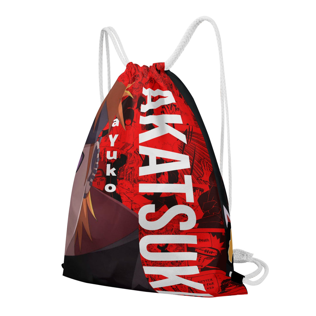 Naruto Akatsuki Clan Anime Drawstring Bag