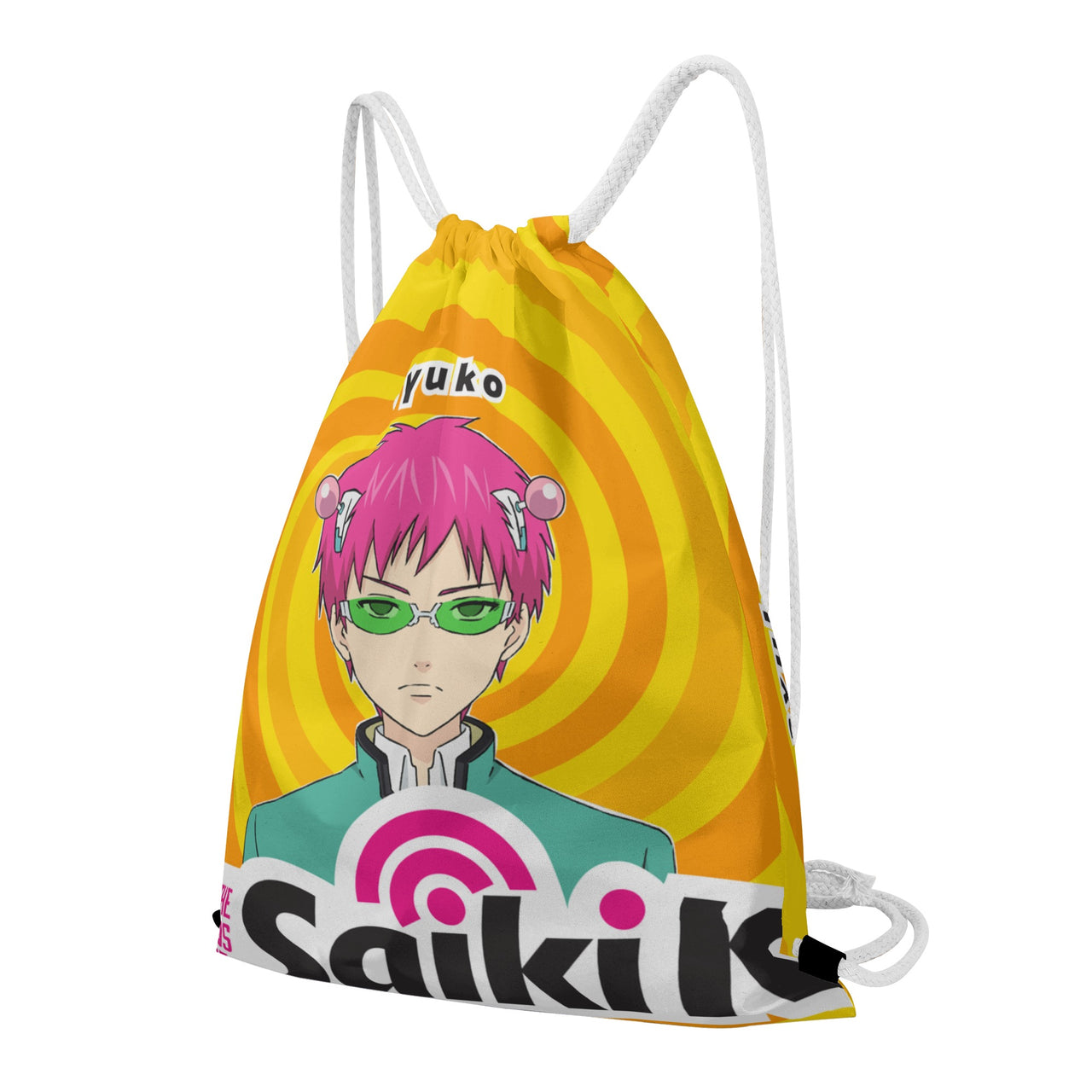 The Disastrous Life of Saiki K Anime Drawstring Bag