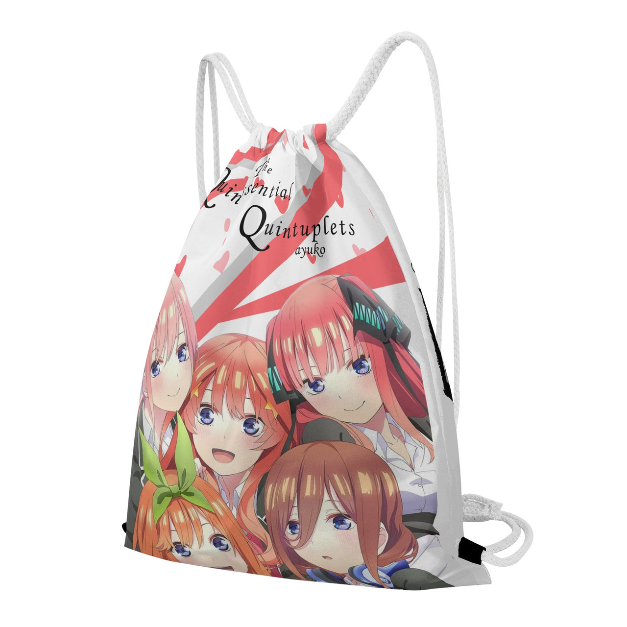 The Quintessential Quintuplets Anime Drawstring Bag