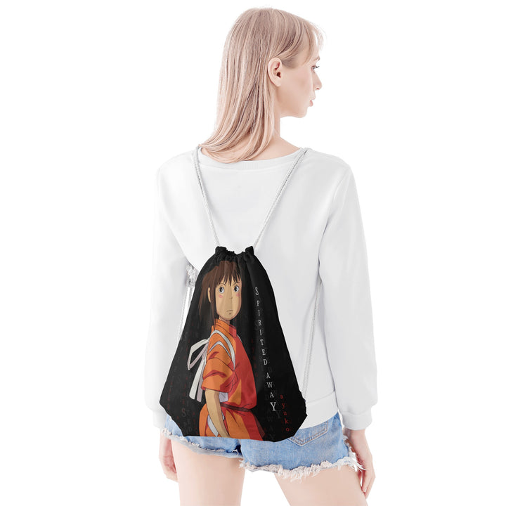 Spirited Away Anime Drawstring Bag