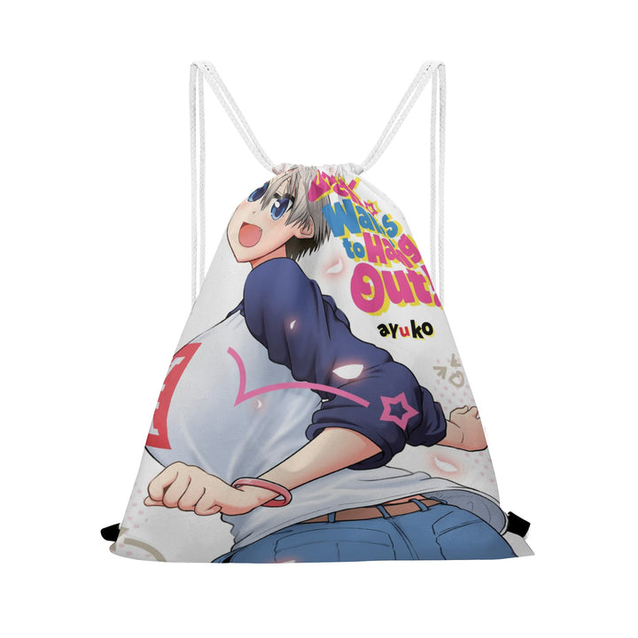 Uzaki-chan Wants to Hang Out! Anime Drawstring Bag