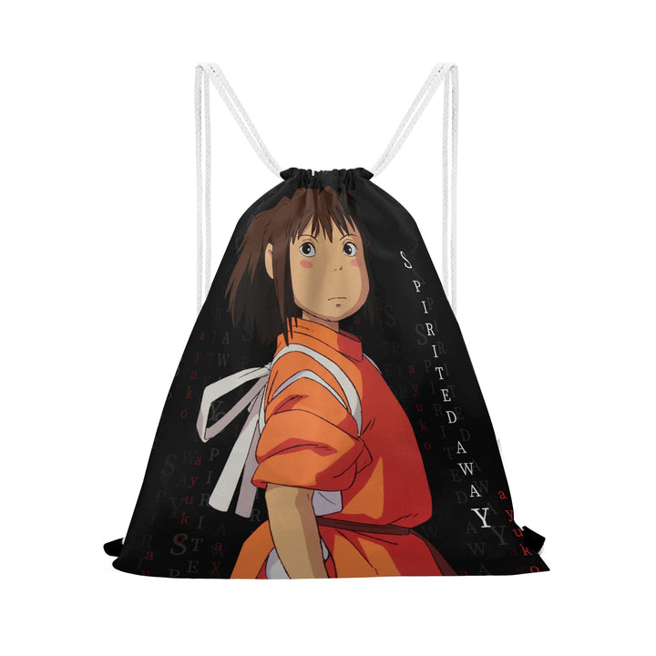 Spirited Away Anime Drawstring Bag