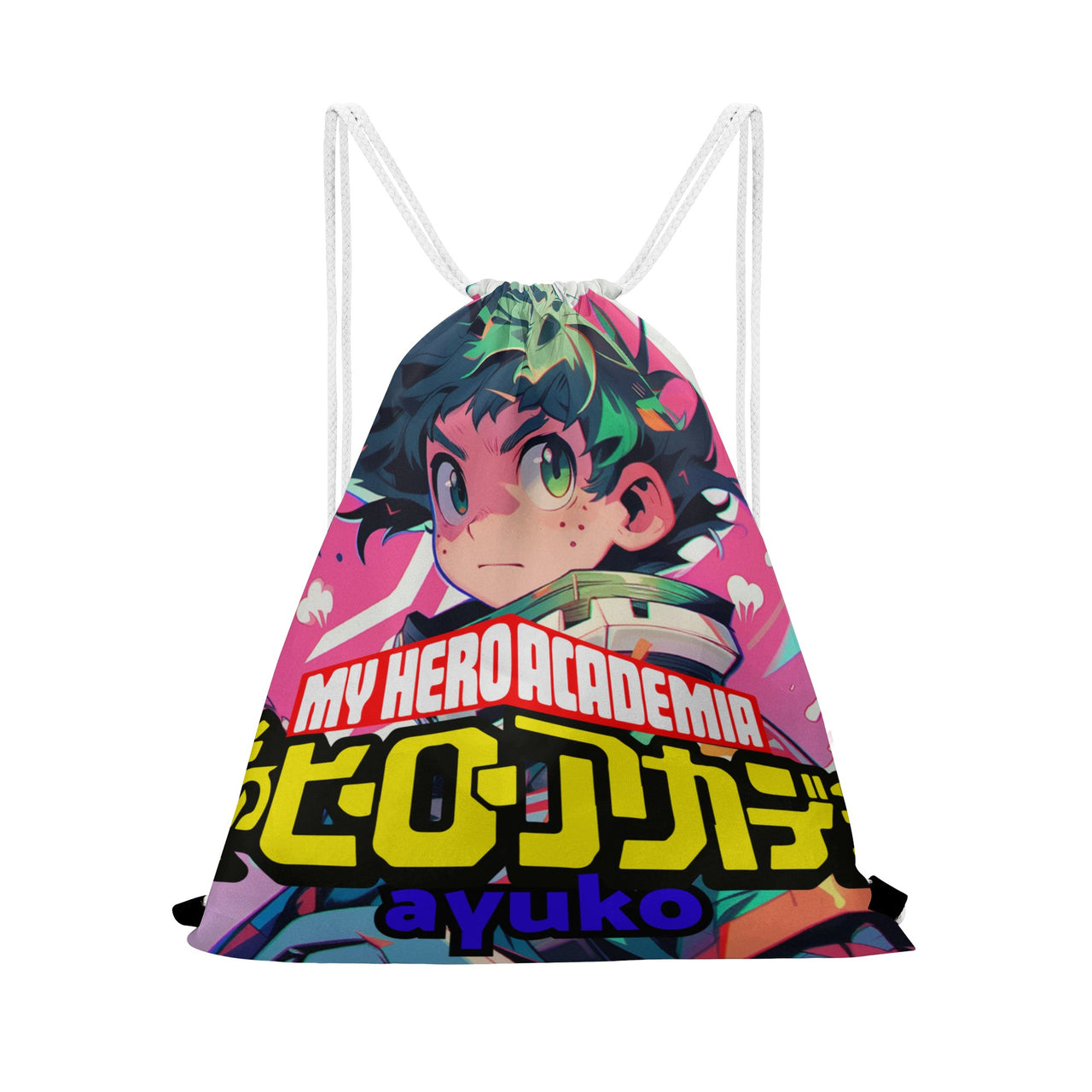 My Hero Academia Anime Drawstring Bag