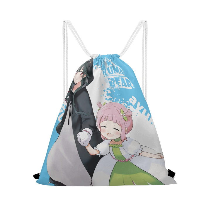 Kuma Kuma Kuma Bear Anime Drawstring Bag