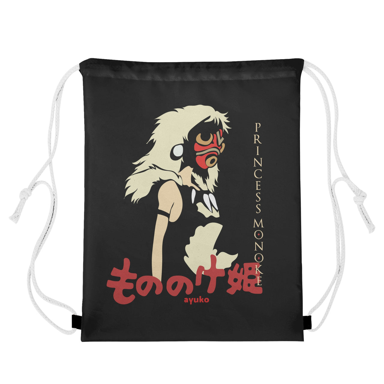 Princess Mononoke Anime Drawstring Bag