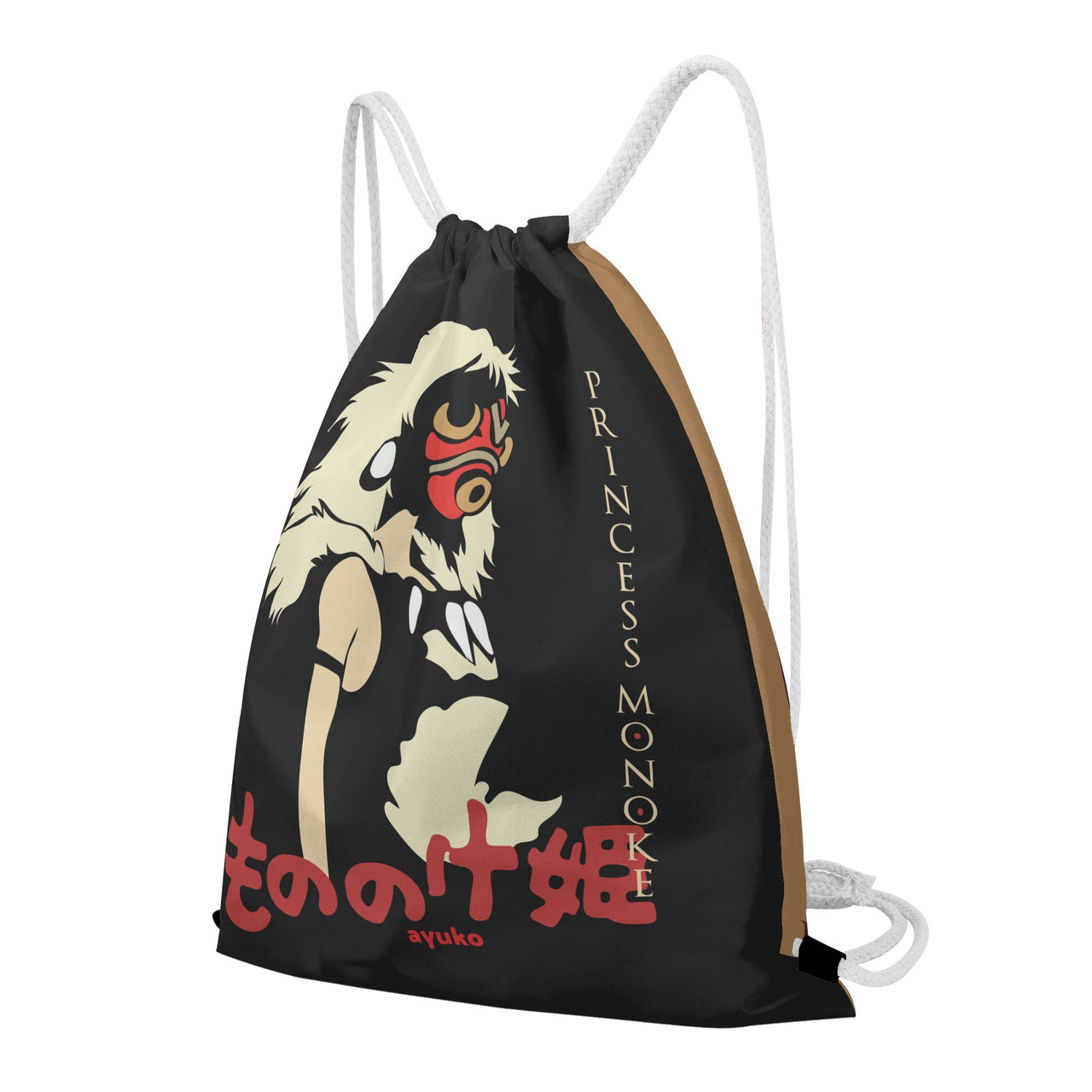 Princess Mononoke Anime Drawstring Bag