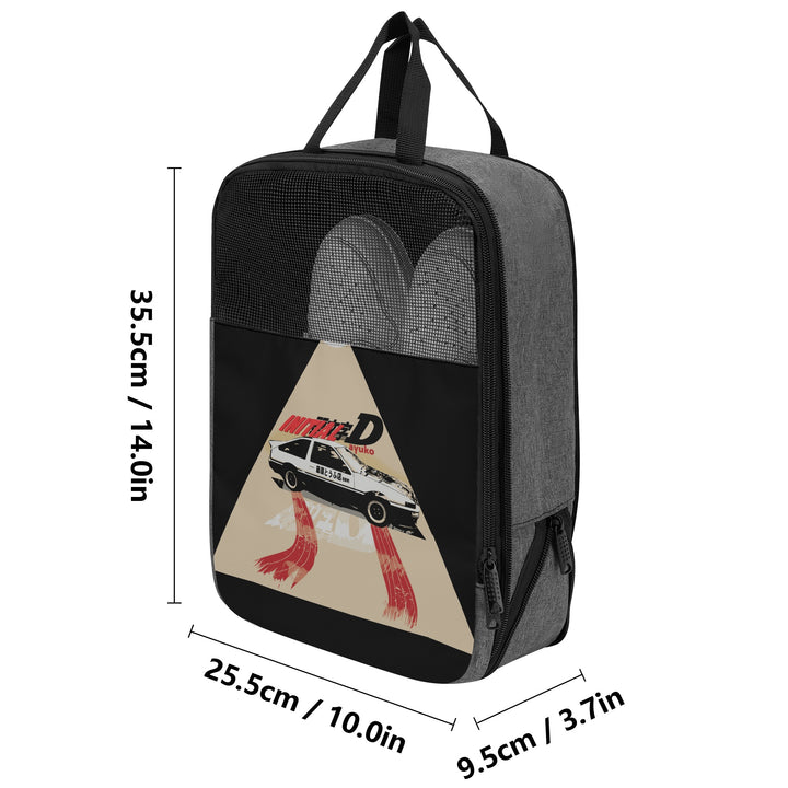 Anime-Schuhtasche mit Initiale D