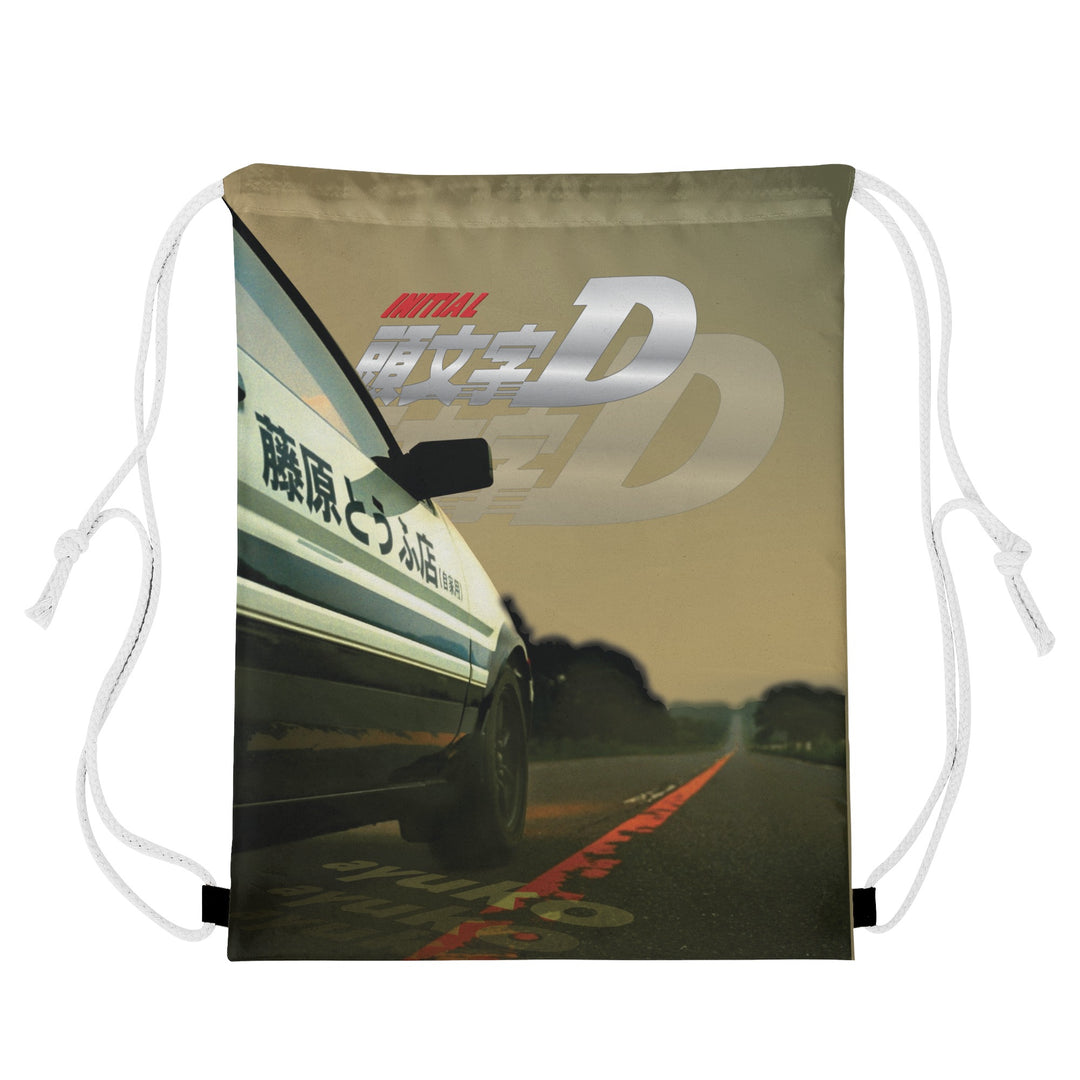 Initial D Anime Drawstring Bag