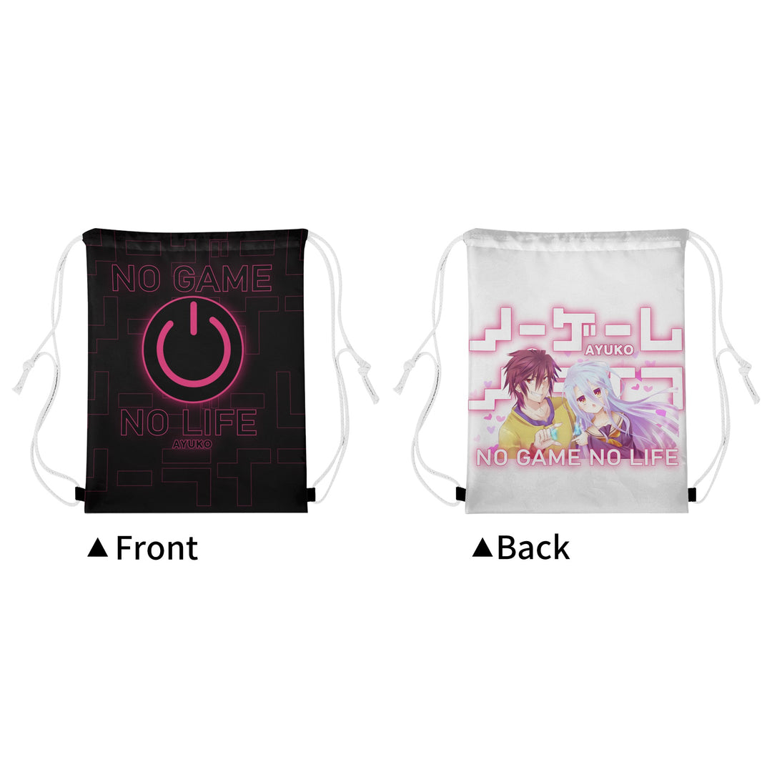 No Game No Life Anime Drawstring Bag