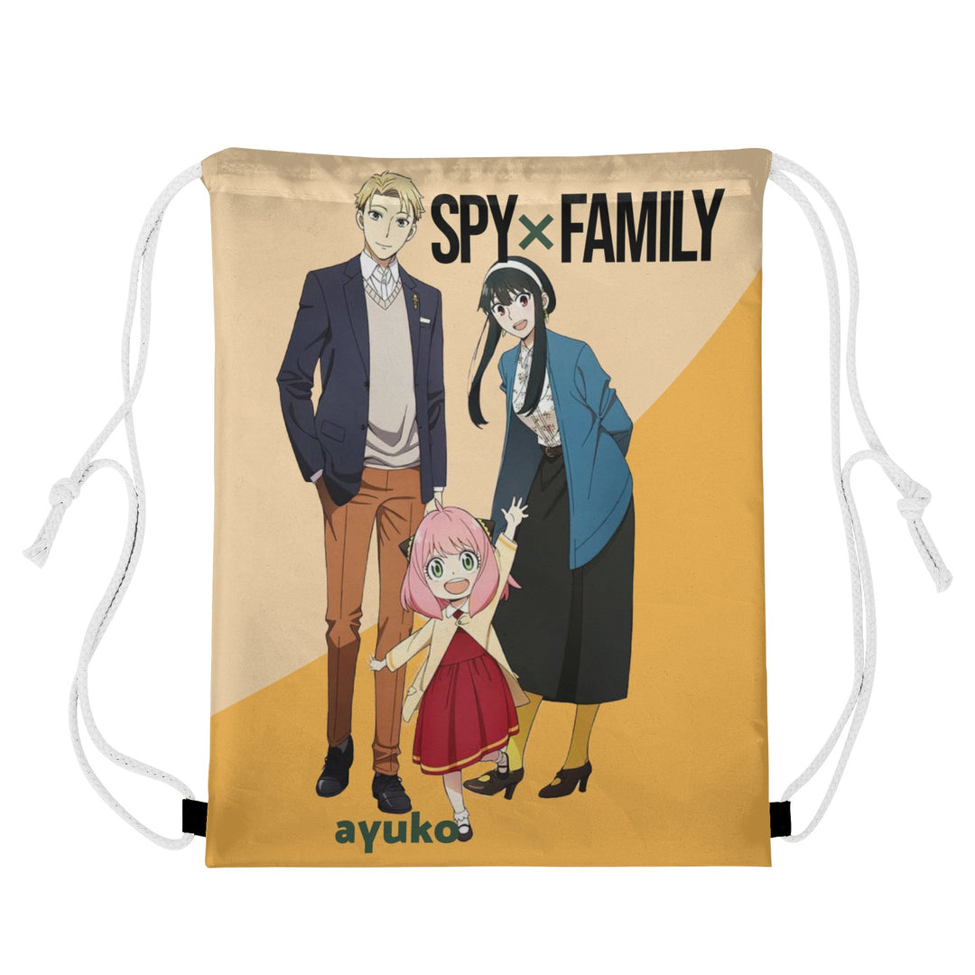 Spy x Family Anime Drawstring Bag