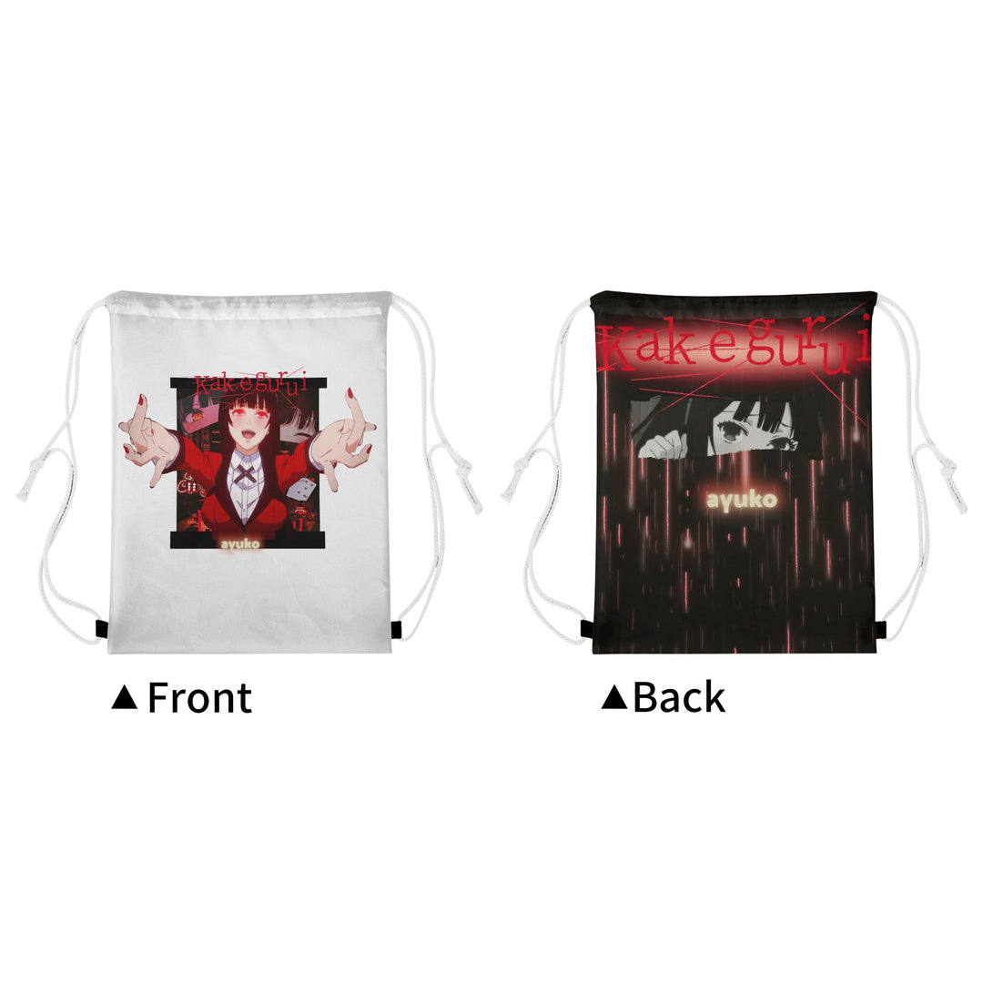 Kakegurui Anime Drawstring Bag