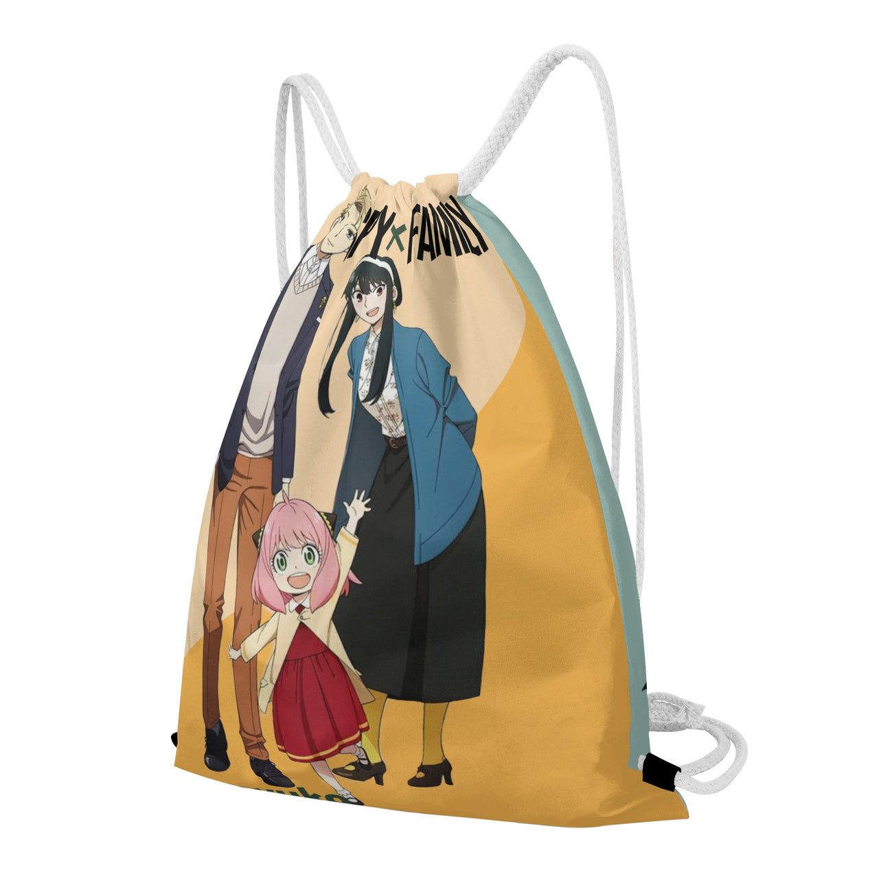 Spy x Family Anime Drawstring Bag