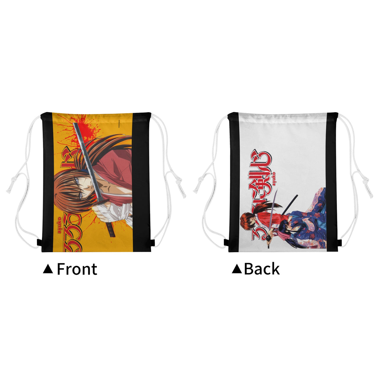Rurouni Kenshin Anime Drawstring Bag