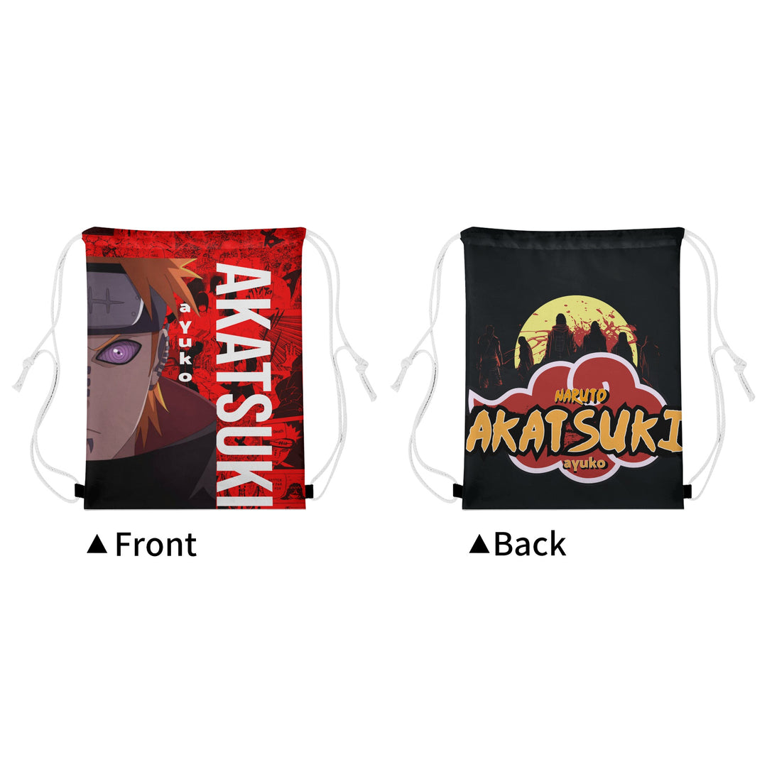 Naruto Akatsuki Clan Anime Drawstring Bag