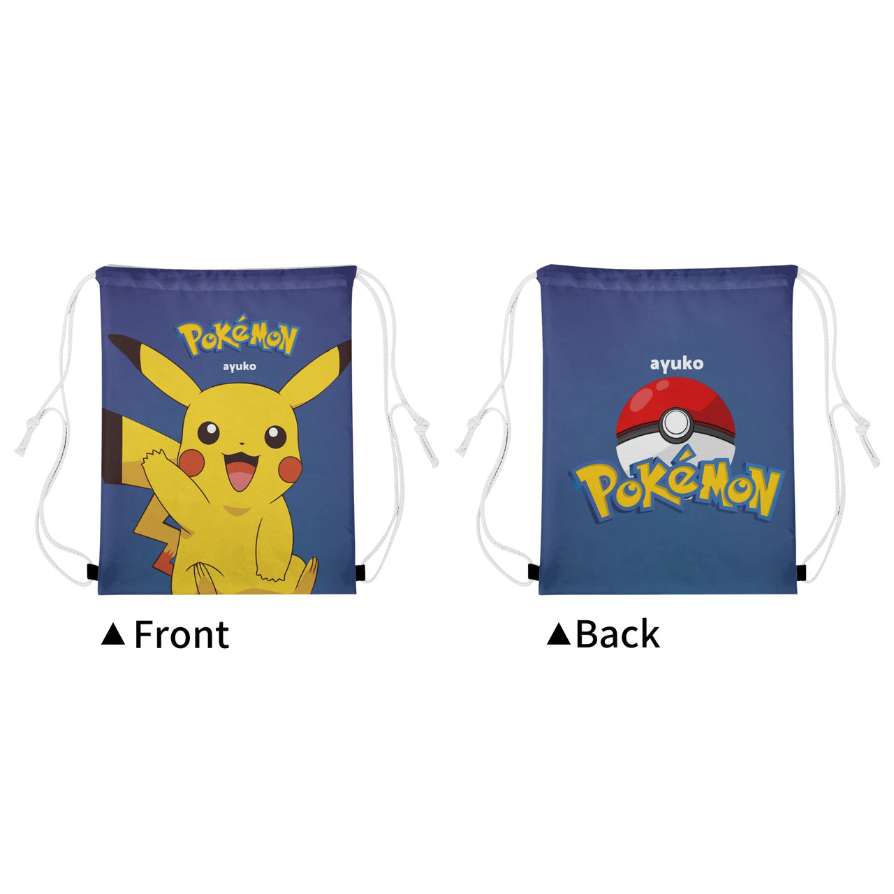 Pokemon Anime Drawstring Bag