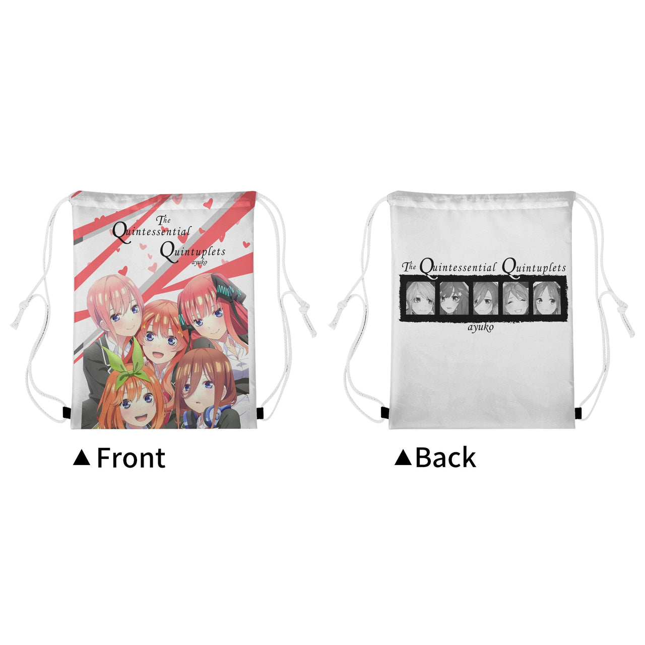 La borsa con coulisse Anime Quintessential Quintuplets