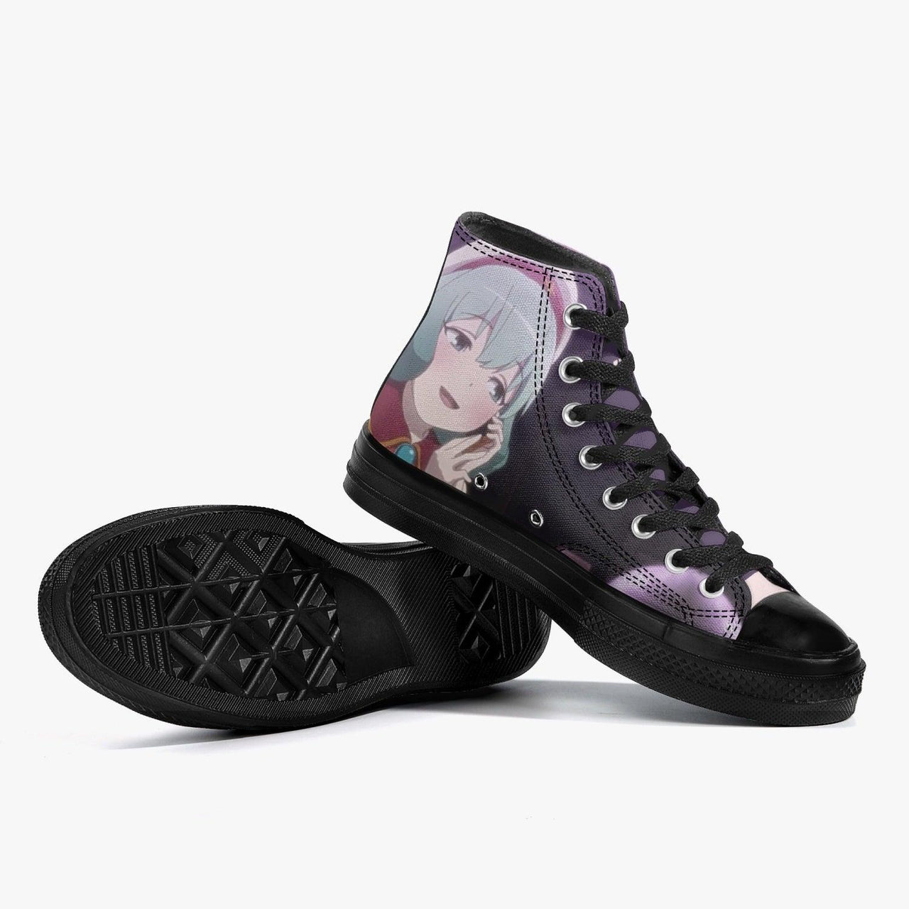 The Devil Is a Part-Timer! Emeralda Etuva A-Star High Anime Shoes _ The Devil Is a Part-Timer! _ Ayuko