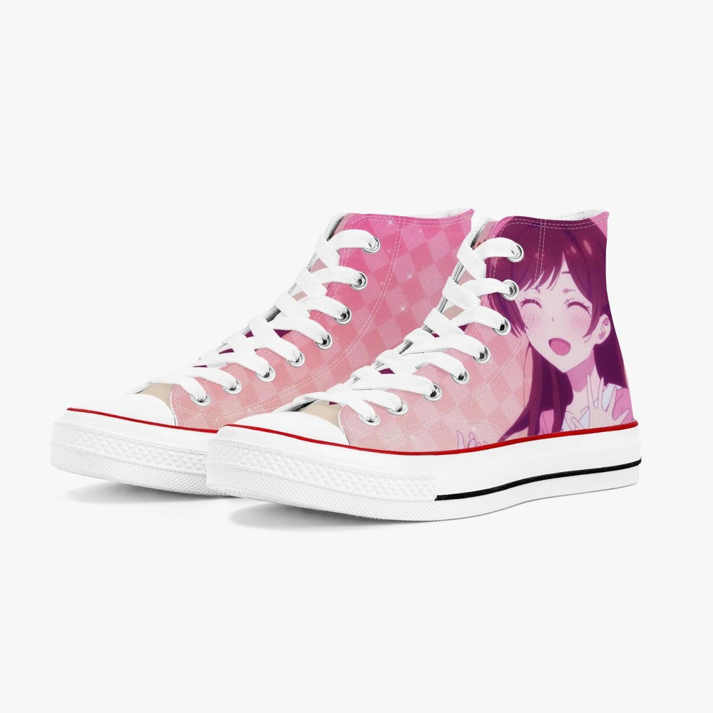 Rent A Girlfriend Chizuru Ichinose A-Star High White Anime Shoes _ Rent A Girlfriend _ Ayuko