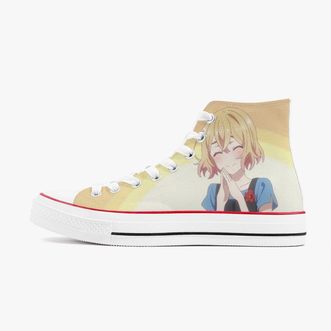 Rent A Girlfriend Mami Nanami A-Star High White Anime Shoes _ Rent A Girlfriend _ Ayuko