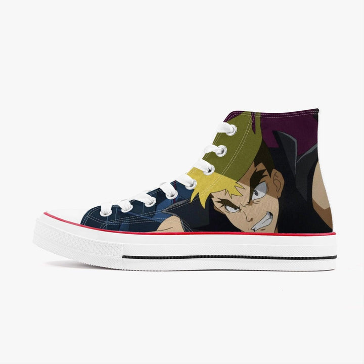 Tengen Toppa Gurren Lagann Kittan A-Star High White Anime Shoes _ Tengen Toppa Gurren Lagann _ Ayuko