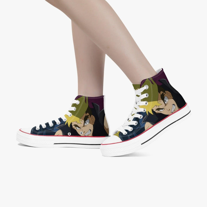 Tengen Toppa Gurren Lagann Kittan A-Star High White Anime Shoes _ Tengen Toppa Gurren Lagann _ Ayuko