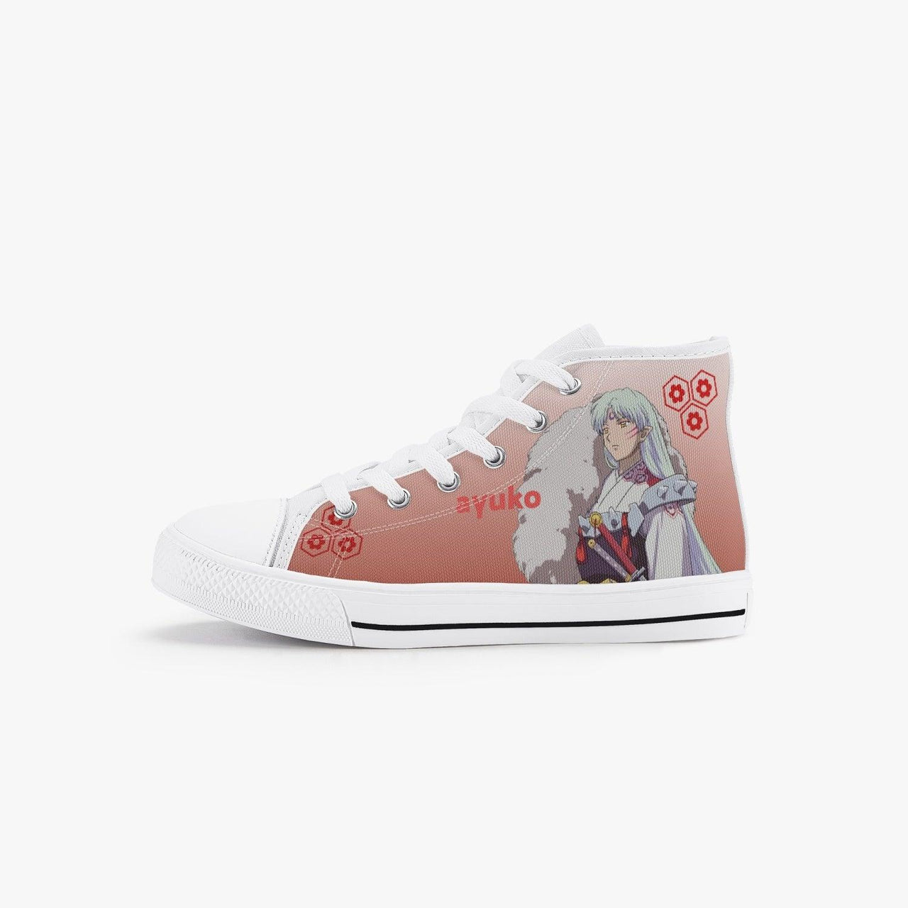 Sesshomaru Kids A-Star High Anime Shoes _ Inuyasha _ Ayuko
