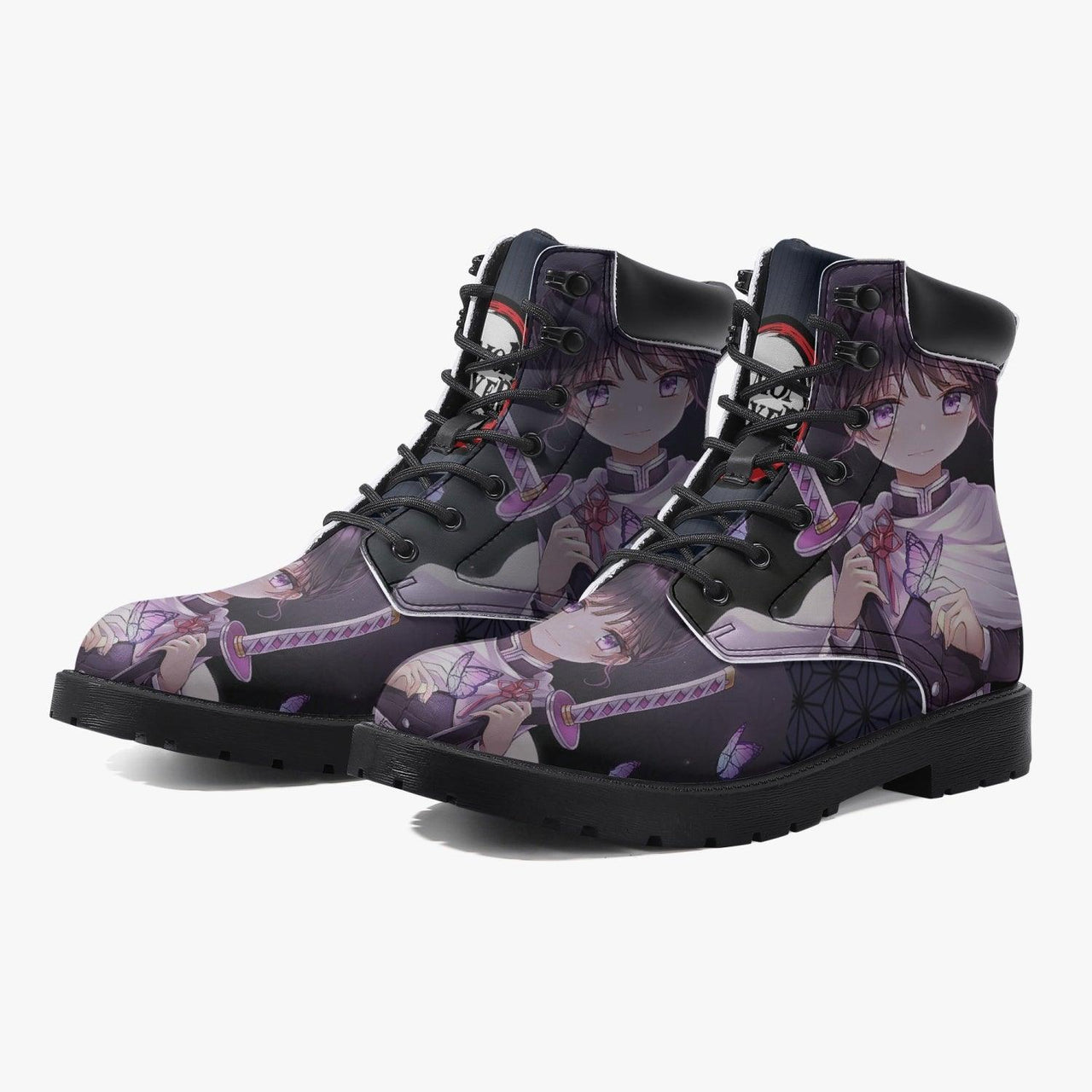 Demon Slayer Kanao Tsuyuri Casual Leather Boots Anime Shoes _ Demon Slayer _ Ayuko