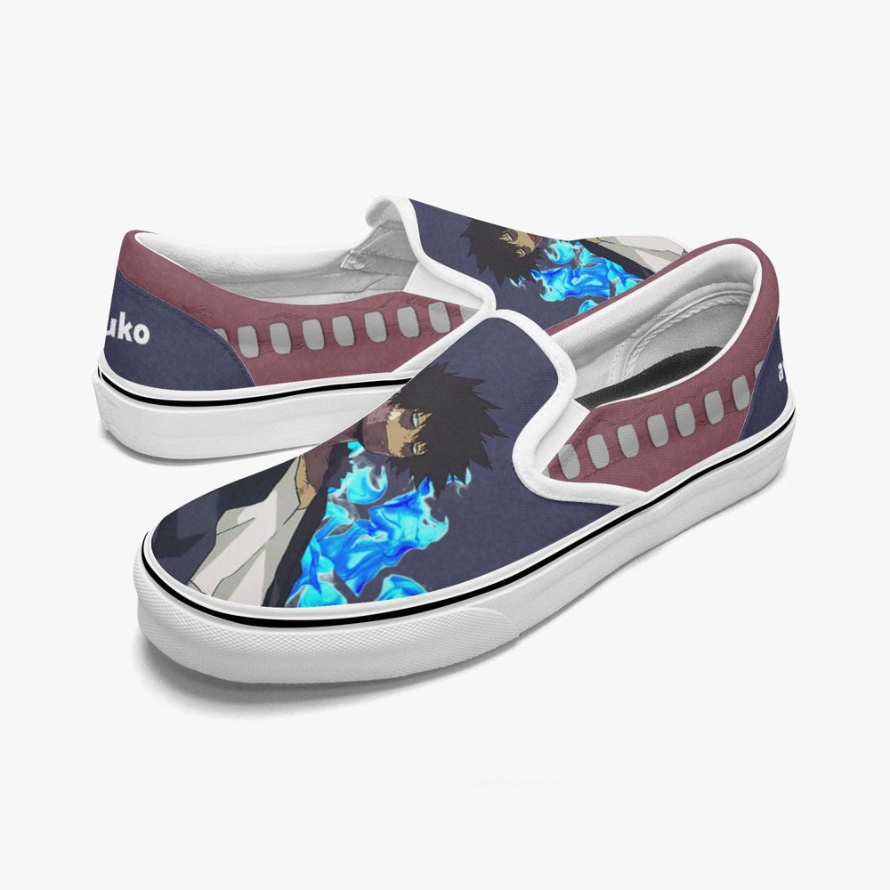 My Hero Academia Dabi Slip Ons Anime Shoes _ My Hero Academia _ Ayuko