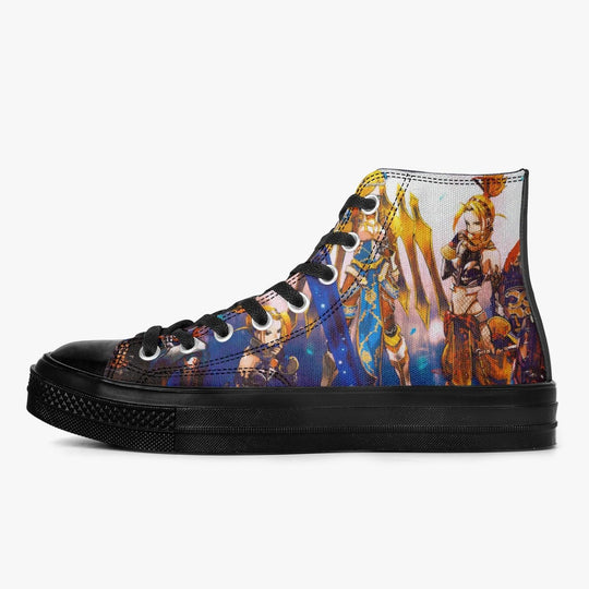 Overlord Blue Roses Squad A-Star High Black Anime Shoes _ Overlord _ Ayuko