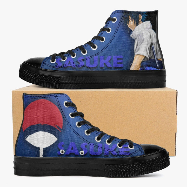 Naruto Shippuden Sasuke A-Star High Anime Shoes _ Naruto _ Ayuko