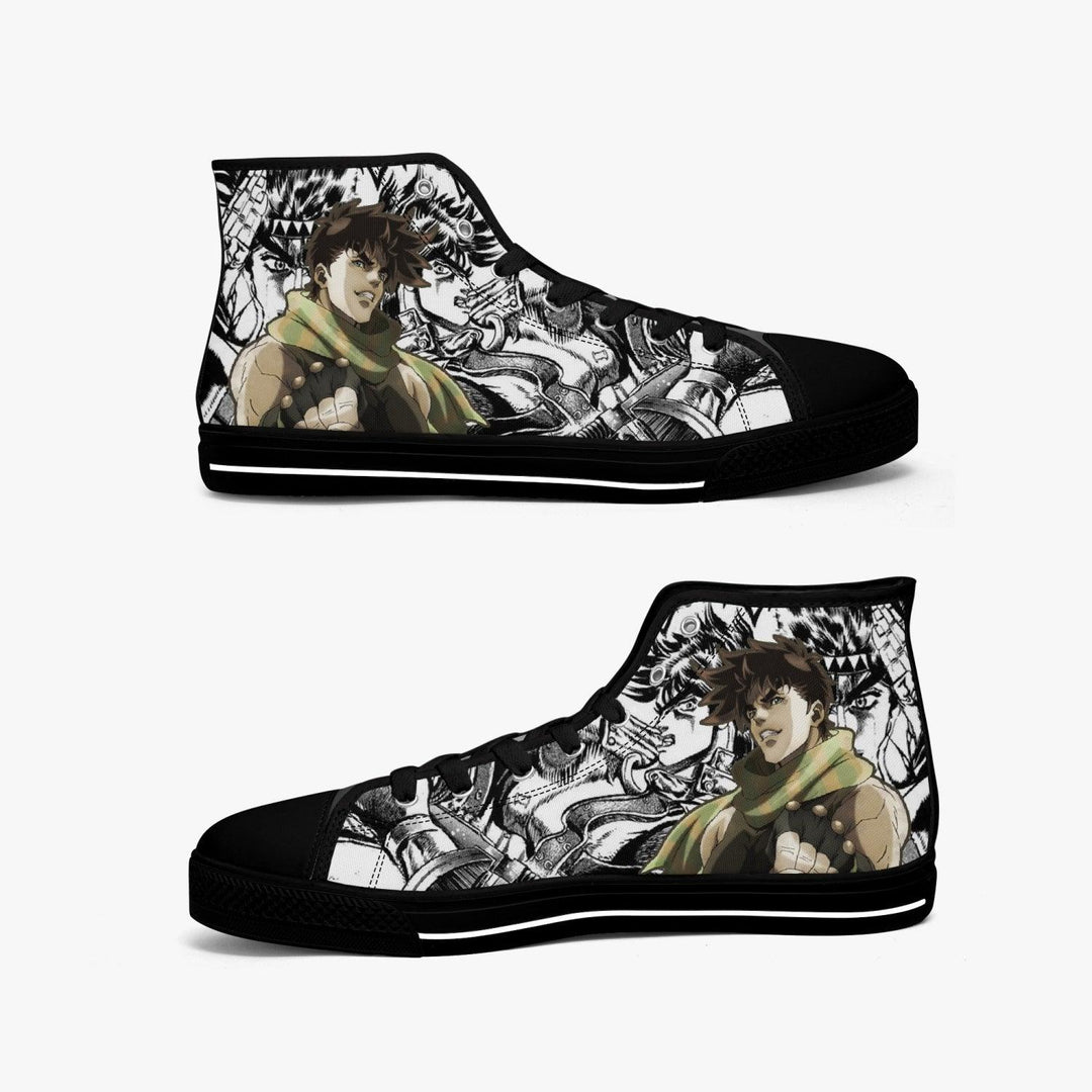 JoJo's Bizarre Adventure Joseph Joestar A-Star Mid Anime Shoes _ JoJo's Bizarre Adventure _ Ayuko