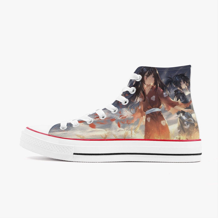 Hyakkimaru & Dororo A-Star High White Anime Shoes _ Dororo _ Ayuko