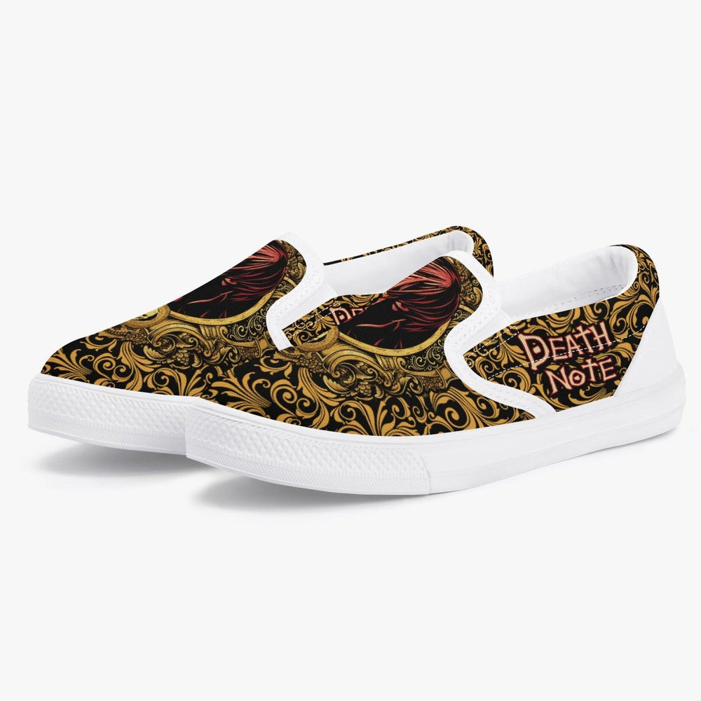 Death Note Light Yagami Kids Slip Ons Anime Shoes _ Death Note _ Ayuko