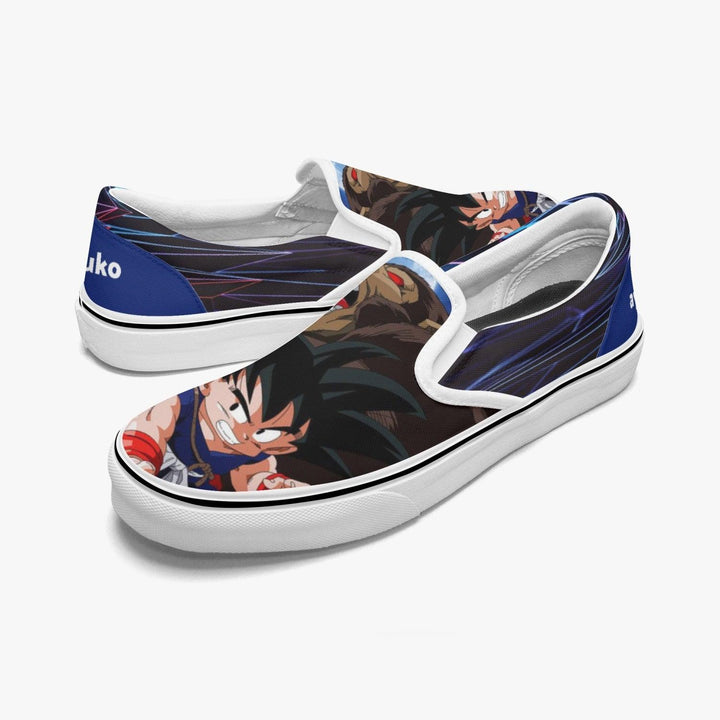 Dragon Ball Z Son Goku Slip Ons Anime Shoes _ Dragon Ball Z _ Ayuko