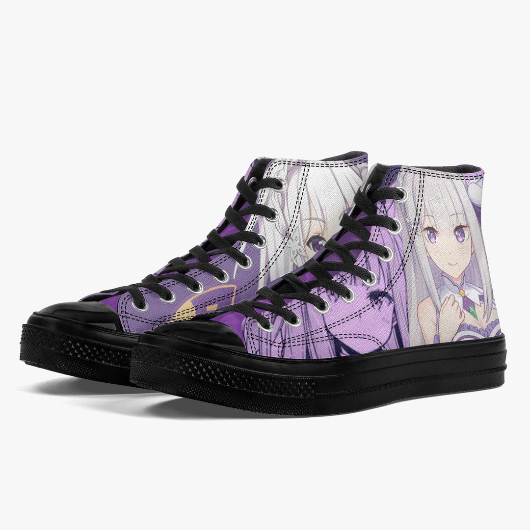 Re:Zero Emilia A-Star High Anime Shoes _ Re:Zero _ Ayuko