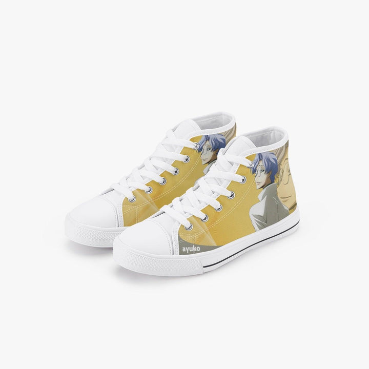 Code Geass Lloyd Asplund Kids A-Star High Anime Shoes _ Code Geass _ Ayuko