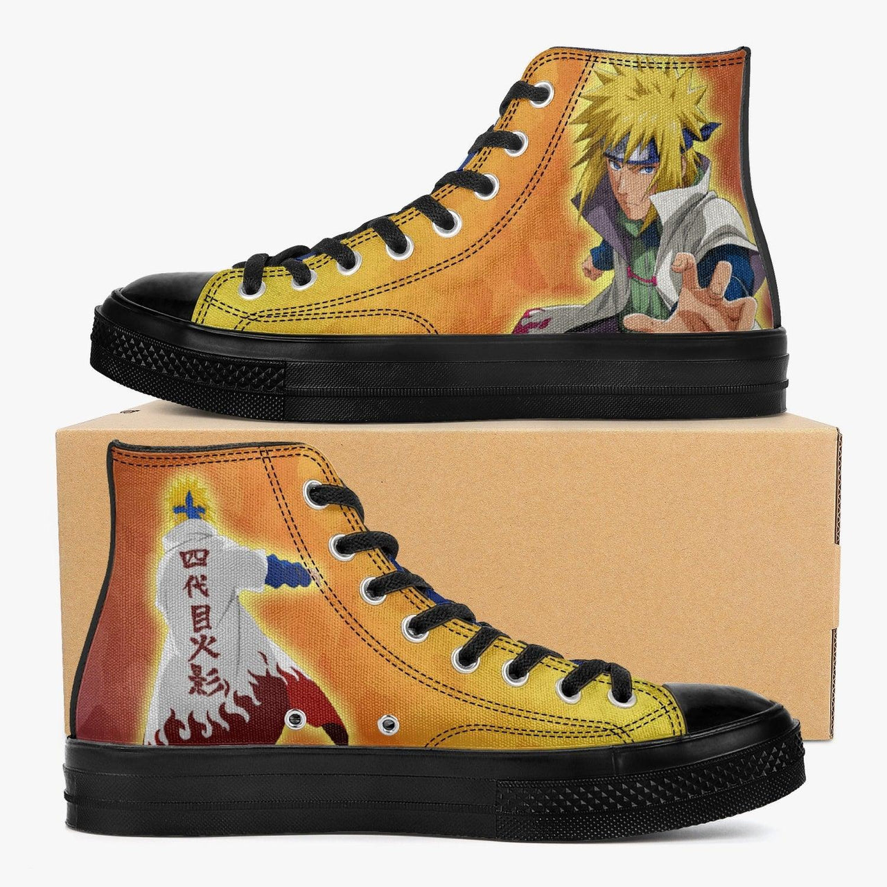 Naruto Shippuden Minato A-Star High Anime Shoes _ Naruto _ Ayuko