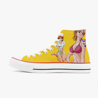 Thumbnail for One Piece Nami A-Star High White Anime Shoes _ One Piece _ Ayuko