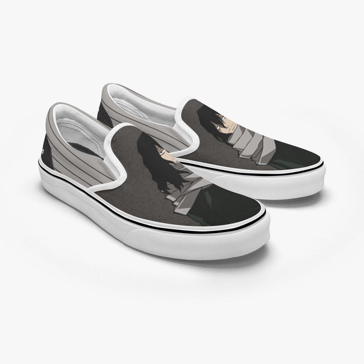 My Hero Academia Shota Aizawa Slip Ons Anime Shoes _ My Hero Academia _ Ayuko