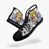 Thumbnail for JoJo's Bizarre Adventure Kira Killer Queen A-Star Mid Anime Shoes _ JoJo's Bizarre Adventure _ Ayuko