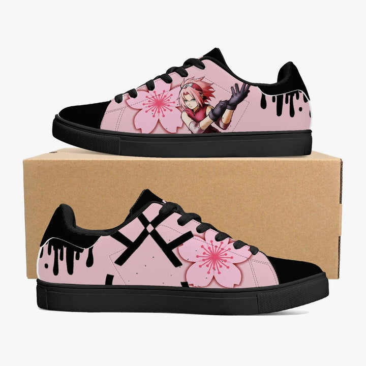 Naruto Shippuden Sakura Skate Anime Shoes _ Naruto _ Ayuko