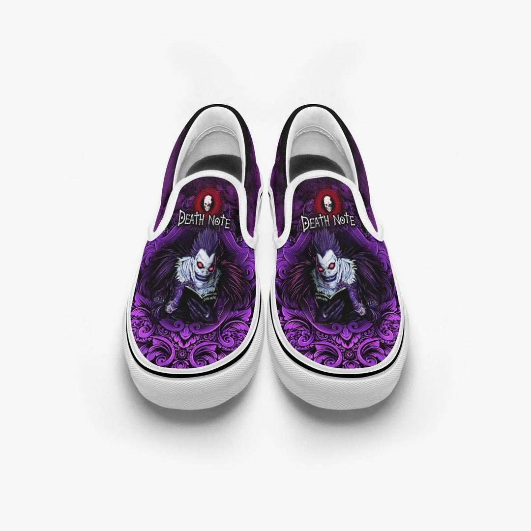 Death Note Ryuk Purple Slip Ons Anime Shoes _ Death Note _ Ayuko