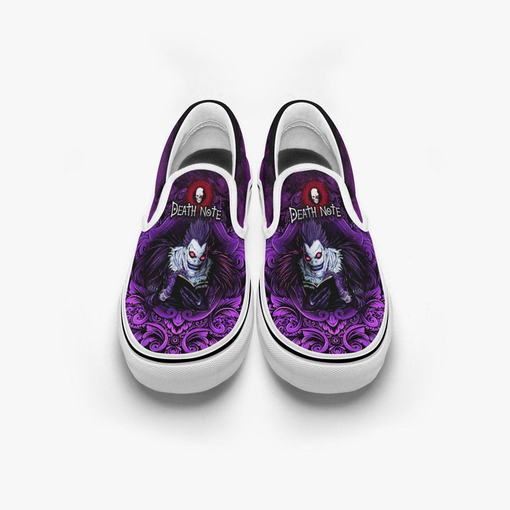 Death Note Ryuk Purple Slip Ons Anime Shoes _ Death Note _ Ayuko